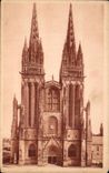 CPA Quimper the Cathedral Western Frontage
