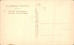 CPA Soft France Rouen Cathedral Court Of the Booksellers