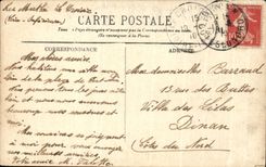 CPA Guerande el ataque frontal de la iglesia