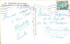 CPA Briançon Sainte Catherine y Melezin