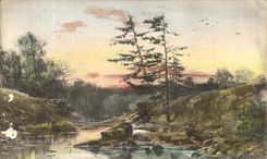 Paysae de la fantasia de CPA