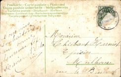 Majordomo y ninos del viejo hombre de la fantasia de CPA