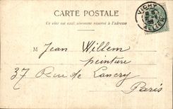 CPA Fantaisie La famille Durand au theatre Pendant le ballet Eventail