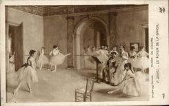 CPA Musee du Louvre Paris Degas Le foyer de la danse 