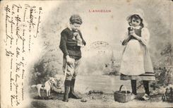 Ninos de la fantasia de CPA el angelus