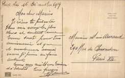 Flor Rose de la fantasia de CPA