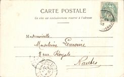 Ninos jovenes de los maridos de la mujer de la fantasia de CPA