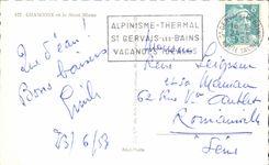 CPA Chamonix and the Mount Blanc