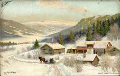 CPA Fantasy landscape in snow