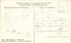 CPA High Savoy Servoz Falls Of Diosaz Casade Of the Dances