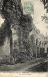 CPA the Country De Caux Valmont Ruins Of the Abbey Seen from Of Entrance