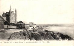 CPA Le Havre Sainte Address Our Lady drs Floods and the City