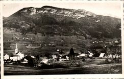 CPA Lescheraines Place Chief of Lescheraines In the Content Chateard and Mountains of the Wallows and the mount chaubert