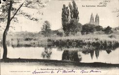 CPA Le Lorraine Illustree Saint Nicolas du Port Vue Prise de la Meurthe