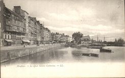 CPA Honfleur Le Quai Sainte Catherine