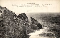 CPA Brittany Environs of Audierne Points Strong current the Hat of General the Head of Pig