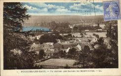 CPA Pougues Les Bains Seen between the Fir trees Of the Mount Frosts