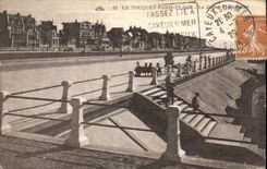 CPA Le Touquet Paris Plage La Digue promenade