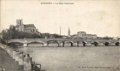 CPA Auxerre el puente Paul Bert