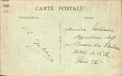 CPA la dimension Niza de la vision panoramica azul