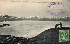 CPA Summit of Jovet Sea of Clouds And Glaciers of Vanoise