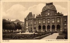 CPA Le Havre the Stock Exchange And the New Post office