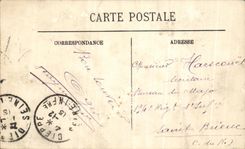 CPA Dieppe la puerta del santo Jacques de la iglesia