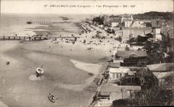 CPA Arcachon Vue Plongeante
