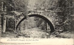 CPA Schlucht the Bridge of the Fairies Children