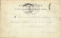 CPA Road of Schlucht the rock of the Devil