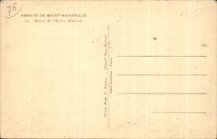 CPA Abbey of Saint Wandrille Ruins of the Abbey church