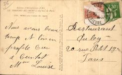 CPA Treport Have Seas of Paris Mers undergoes the Attack of the Waves