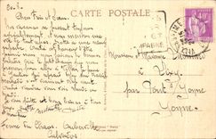 CPA Villers en el mar Chemen del senorio D Auberville