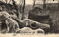 CPA Drill De Fpntainebleau the Rock Which Trembles