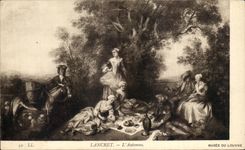 CPA Lancret L'automme Musee du Louvre Paris 