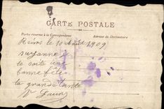 CPA buen Fantaisie celebra las flores