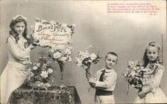 Flores de los ninos de la fantasia de CPA