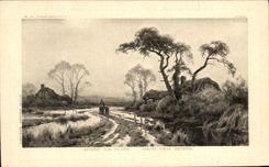 CPA Fantaisie Apres la pluie 