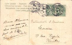 CPA Fantaisie Fleurs Bonne annee