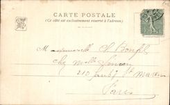 CPA Fantaisie Gagliardini Village perdu 