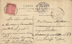 La jaula del nino de CPA Fantaisie tiene pajaros