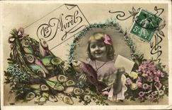 CPA fantasia nino Poisson 1 de abril