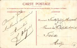 CPA Mans the Defense of the Flag Statue of Chanzy Militaria