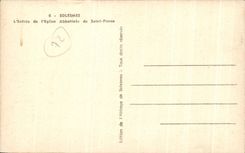 CPA Solesmes Entrance of the Church Abbatiele de Saint Pierre