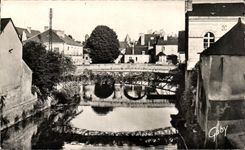 CPA Sands On the Sarthe the Bridge On Erve