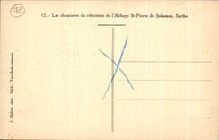 CPA Chemineres of the refectory of the Abbey St hone of Solemes the Sarthe