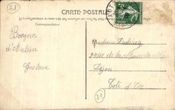 CPA Autun Cascades of Brisecou