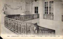 CPA Versailles Petit Trianon L'Escalier Le Palier 