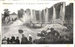 CPA Versailles Le Bassin de Neptune Grandes Eaux