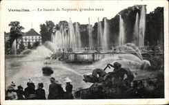 CPA Versailles Le Bassin de Neptune Grandes Eaux